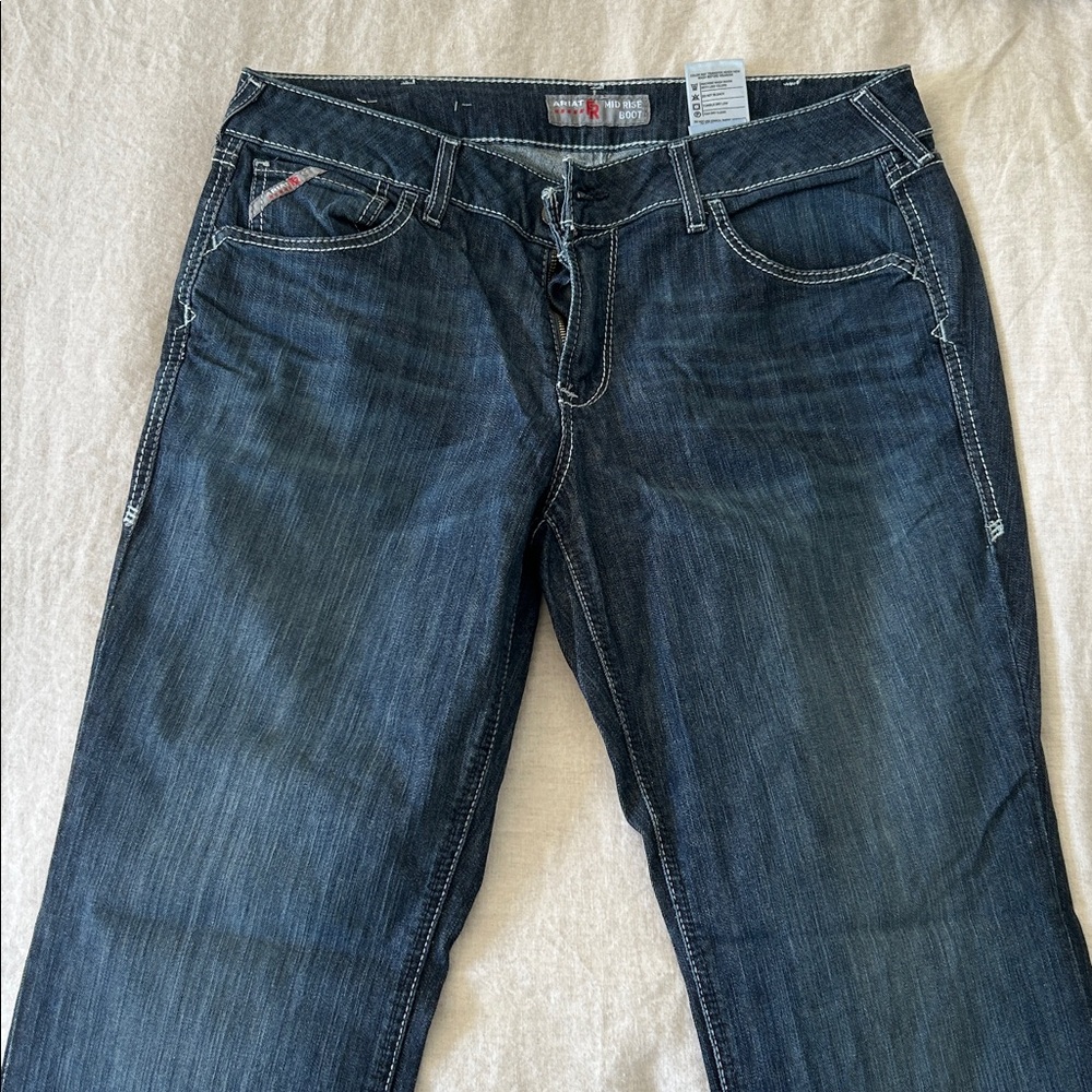 Ariat FR Women's Deep Blue Boot Cut Jeans